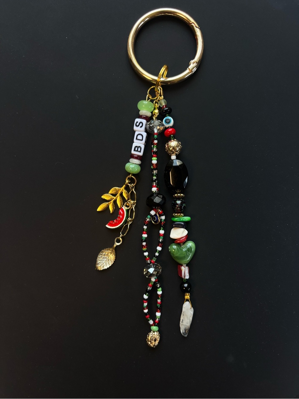 Palestine Bag Charm. BDS. handmade and designed by seller